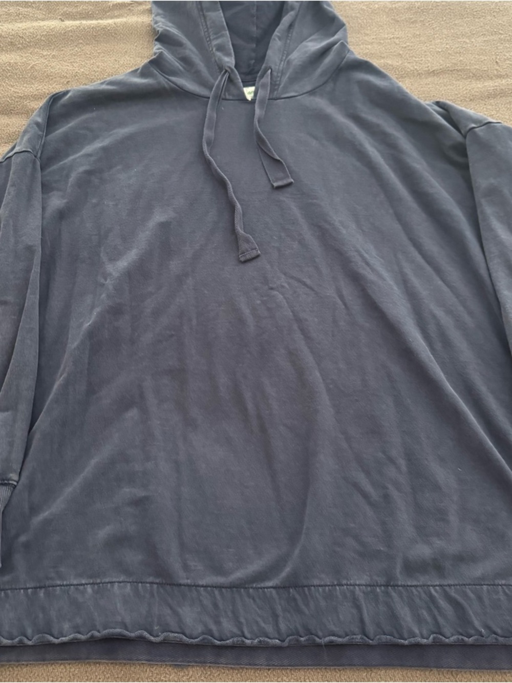 Aerie Sunwashed Pullover Hoodie in Faded Blue - Picture 4 of 6
